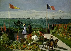 Claude Monet - 1867 - Garden at Sainte-Adresse.jpg