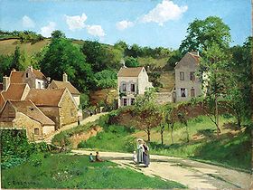Pissarro, L'Hermitage à Pontoise, 1867